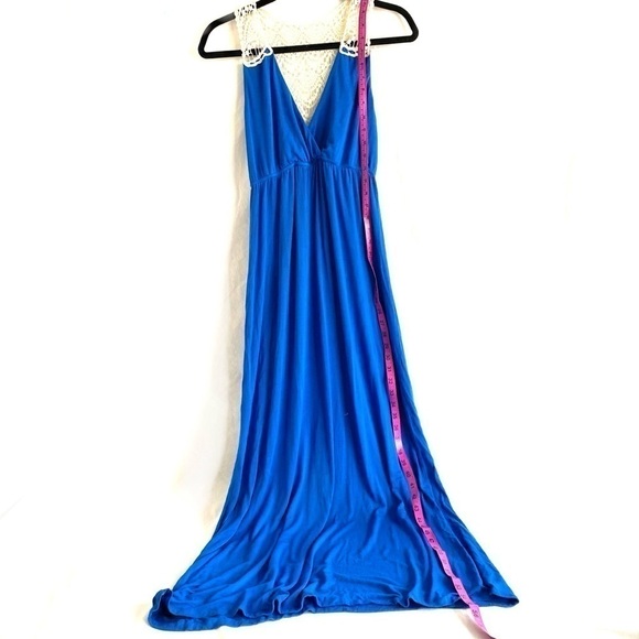 Felicity & Coco Crochet Back Jersey Maxi Dress size S - Picture 3 of 7